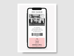 Joe Caslin - E-Gift Card